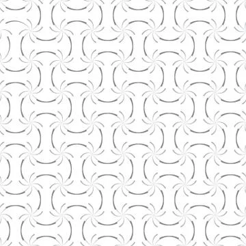 Calligraphic Strokes Seamless Pattern Stock Illustration