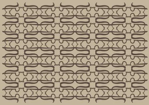 Calligraphic Vintage Pattern Vector Background Stock Illustration