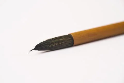 Calligraphy brush isolated Stock Photos