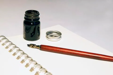 Calligraphy equipment Stock Photos