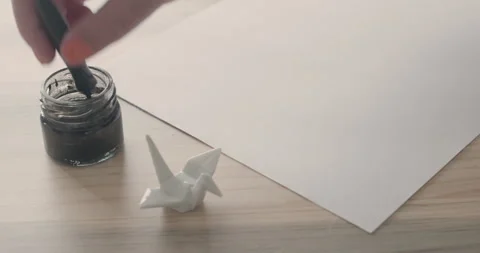 Calligraphy 動画素材 147681870