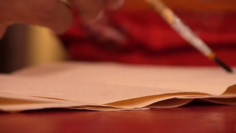 Calligraphy monasteries of Ladakh Stock Footage 130225413