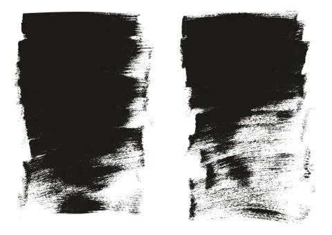 Calligraphy Paint Wide Brush Background Short High Detail Abstract Vector Bac Stock Illustration