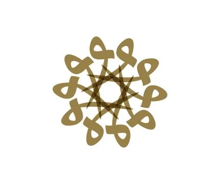 Calligraphy pattern Stock Illustration