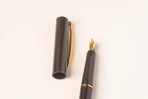 Calligraphy pen isolated Stock Photos