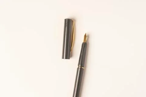 Calligraphy pen isolated Stock Photos