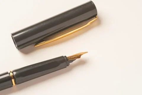 Calligraphy pen isolated Stock Photos