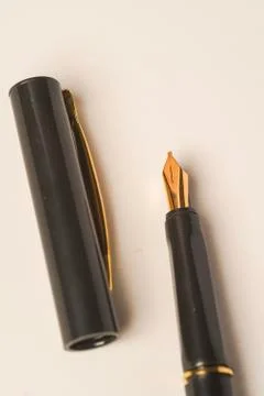 Calligraphy pen isolated Stock Photos