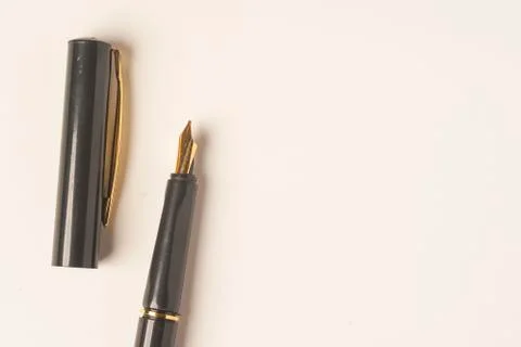 Calligraphy pen isolated Stock Photos