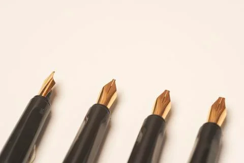 Calligraphy pen isolated Stock Photos