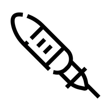 Calligraphy pen tool icon for writing and education イラスト素材
