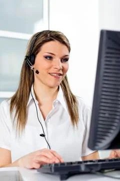 Calling center Stock Photos