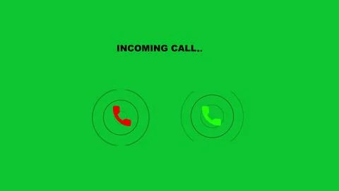 Calling icon. incoming call Stock Illustration