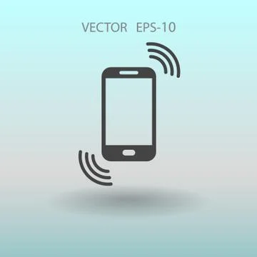 Calling icon. vector illustration Stock Illustration