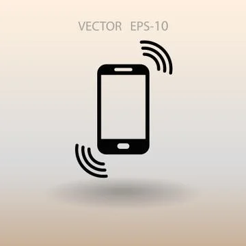 Calling icon. vector illustration Stock Illustration