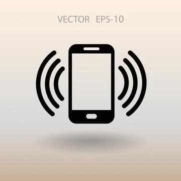 Calling icon. vector illustration 스톡 일러스트