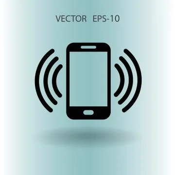 Calling icon. vector illustration Stock Illustration