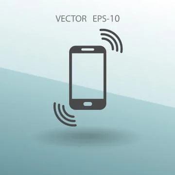 Calling icon. vector illustration Stock Illustration