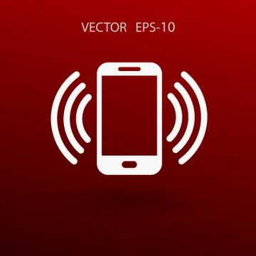 Calling icon. vector illustration Stock Illustration