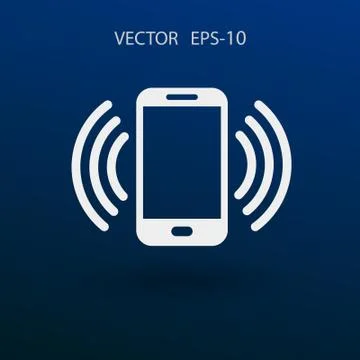 Calling icon. vector illustration Stock Illustration