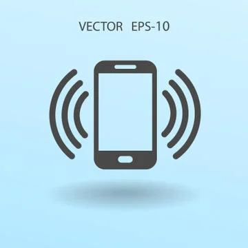 Calling icon. vector illustration Stock Illustration