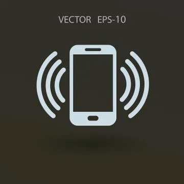 Calling icon. vector illustration Stock Illustration