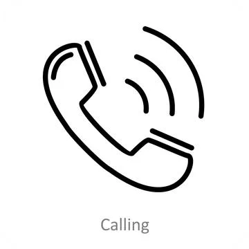 Calling Stock Illustration
