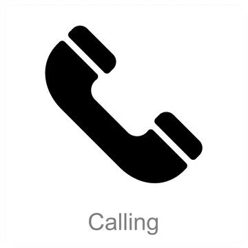 Calling Stock Illustration