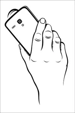 Calling on phone Ilustração Stock