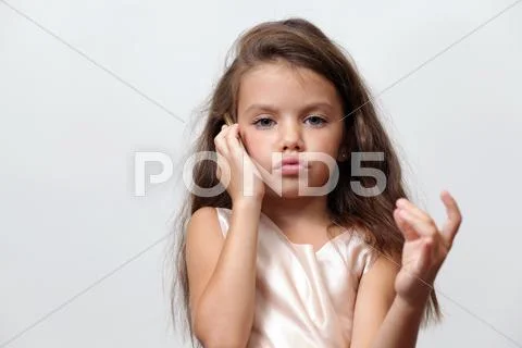 Calling by phone Stock Photos