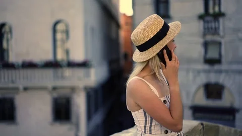 Calling via smartphone Stock Footage 100201622