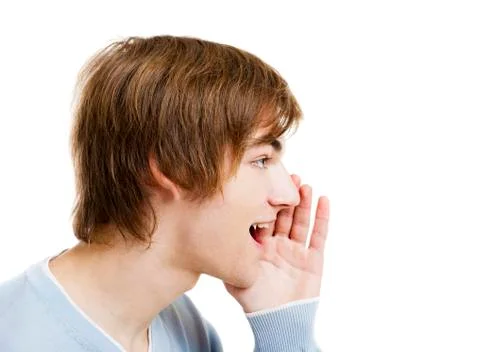 Calling someone Stock Photos