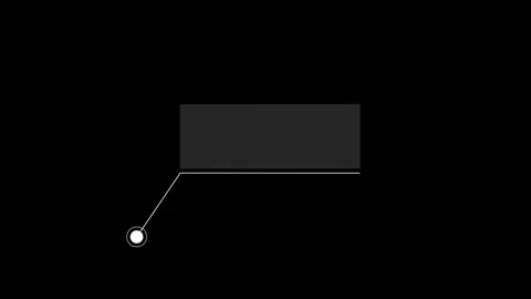 Callout elements and HUD graphics design animation Isolated on Black Background Video stock 321478321