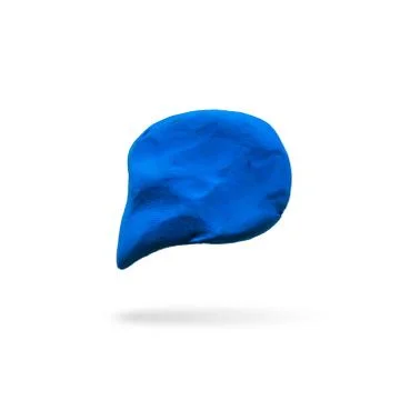 Callout icon ,modelling clay  Stock Photos