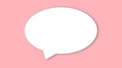 Callout pastel pink background with copy space, ready to use 스톡 일러스트