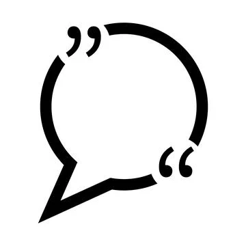 Callouts and double quotation icon. Vector. Stock Illustration