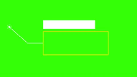 Callouts - Complex - Left Green Screen Stock Video #3 Stock Footage 238744104
