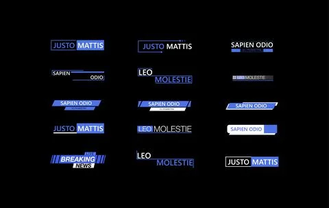 Callouts titles and frame in Sci- Fi style. Bar labels, info call box bars Stock Illustration
