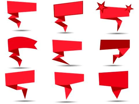 Callouts on a white background. Vector illustration. Stock-Illustration