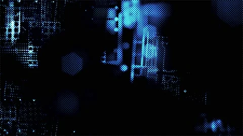 Calm abstract background on the theme of high technology Vidéo 203831935