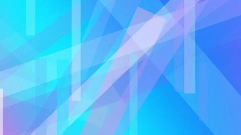 A calm abstract blue geometric composition with soft gradients, light bars,.. Stock Illustration