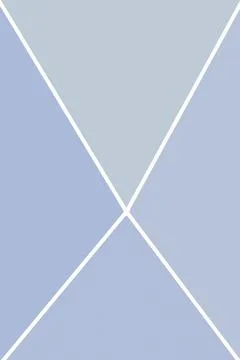 A calm abstract composition of intersecting white lines over a soft blue-gr.. Ilustração Stock