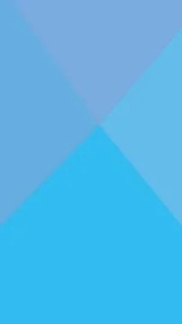 A calm abstract composition of overlapping triangular planes in blue and cy.. Stock Illustration