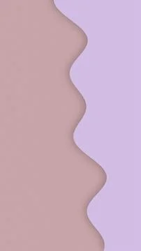 A calm abstract composition pairs a softly undulating mauve edge with a lav.. Ilustração Stock