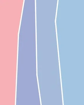 A calm abstract composition of softly colored vertical bands creates a mode.. Stock Illustration