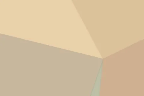 A calm abstract composition of softly intersecting polygonal planes in beig.. イラスト素材