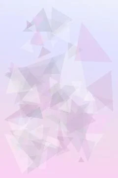 A calm abstract composition of translucent geometric triangles and polygons.. Illustrazione stock
