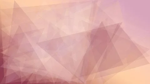 A calm abstract polygon background blends soft pink and peach tones with ge.. Stock Illustration