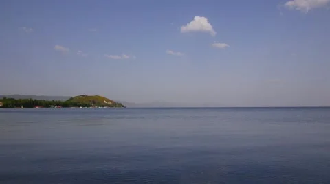 Calm and Rolling Ocean Stock Footage 53202940