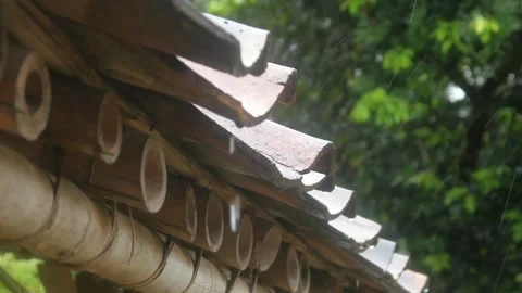 A calm atmosphere during the rain Stock Footage 327190725
